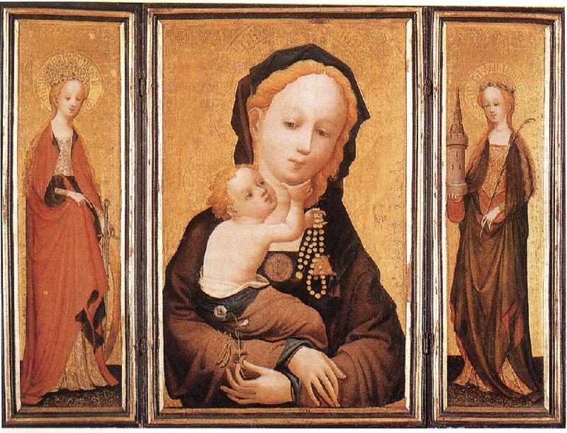 MASTER of Saint Veronica Triptych china oil painting image